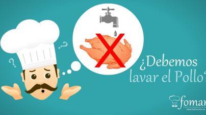 ¿Debemos lavar el Pollo?