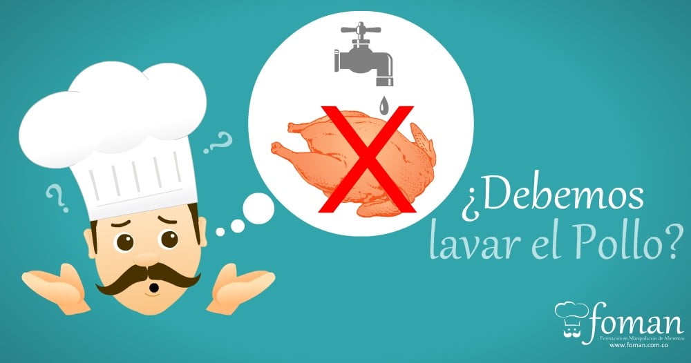 ¿Debemos lavar el Pollo?