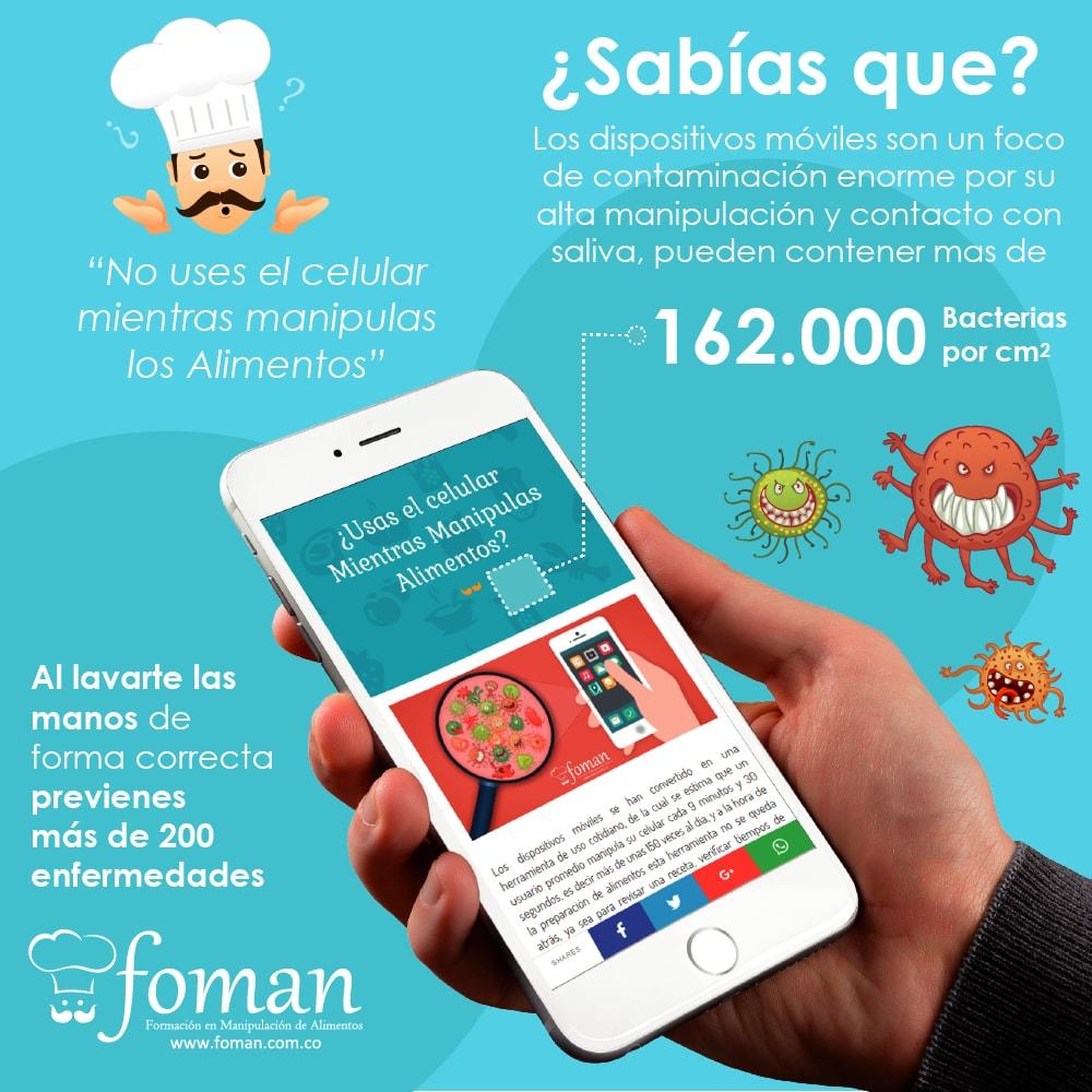 NO USAR CELULAR FOMAN