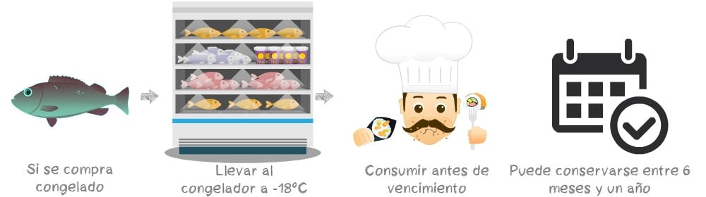 conservar pezcado congelado conservar pezcado congelado